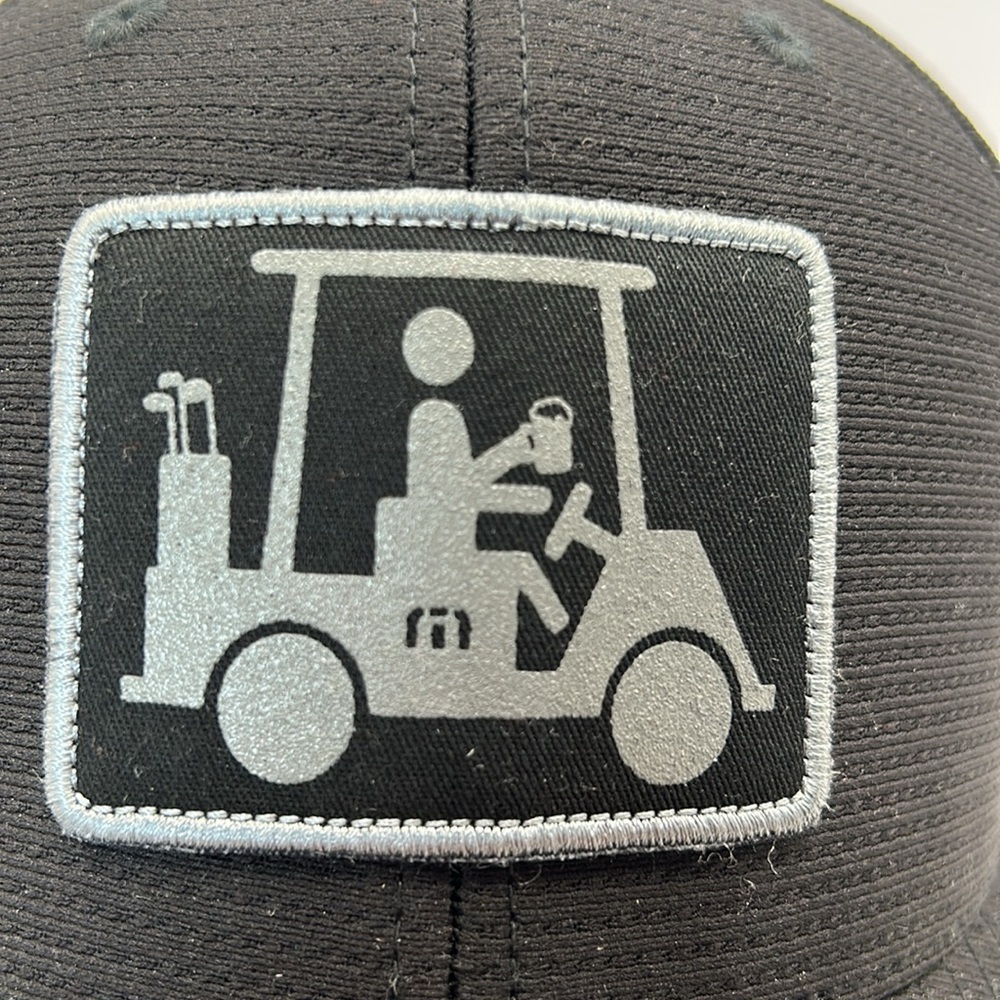 Springfield Golf Resort Black Golf Cart baseball cap SnapBack - Picture 3 of 12